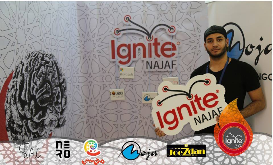 رعاية موجة لحدث اجنايت في النجف Ignite Najaf