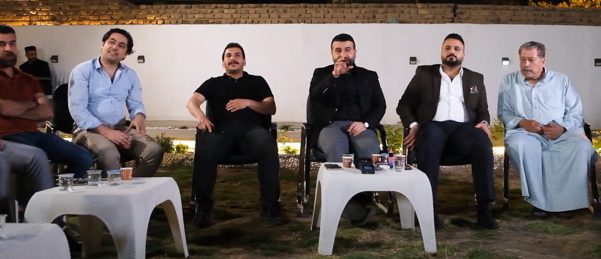 جلسة النواب الثلاثة محمد عنوز وسجاد سالم وحيدر طارق الشمخي
